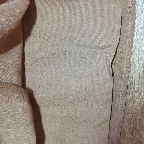 Andree by Unit Babydoll Long Sleeve Blouse Top 2x NWT - Picture 3 of 9